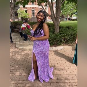 Portia and Scarlett Lilac Prom dress